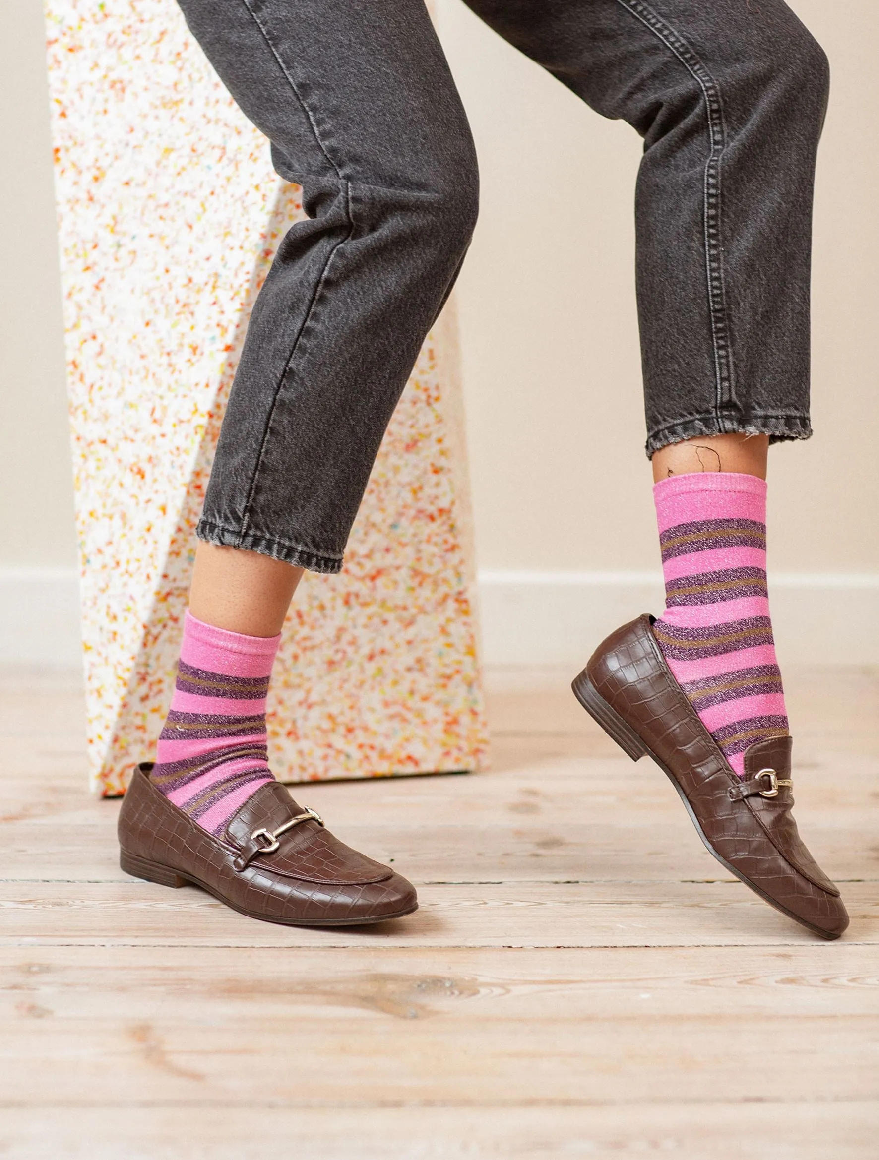 Dalea Big Stripe Sock