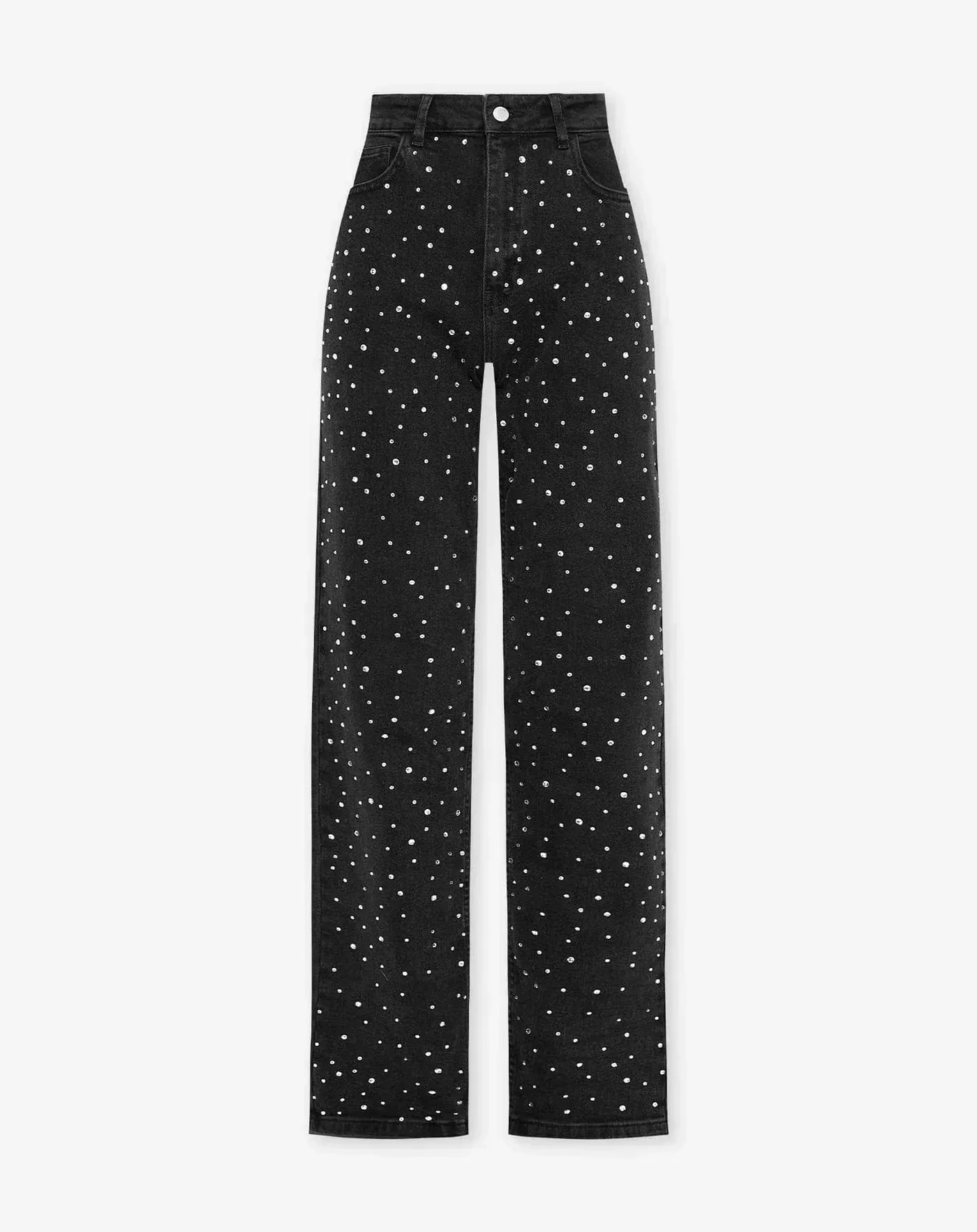 Denim Lira™ | Women's Straight-Leg Jeans | Regular Waist, Embellished Stripe Detail, Classic Fit