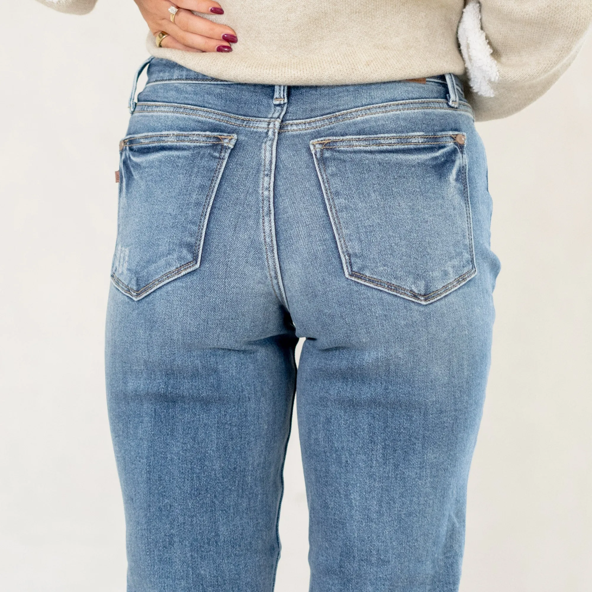 Desert Dusk Mid Rise Vintage Wash Boyfriend Regular & Plus Sizes