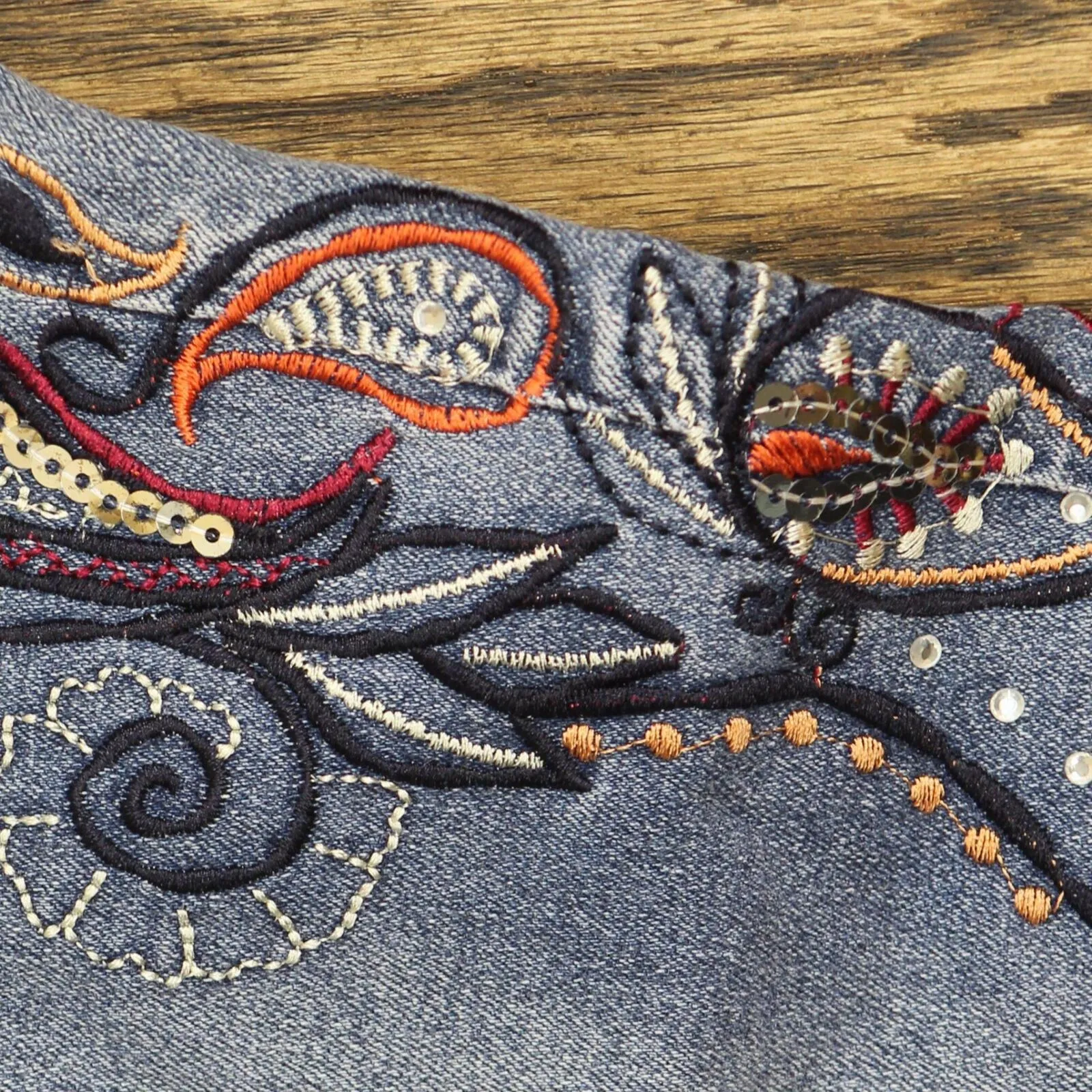 DG2 Womens Embellished Distressed Pull On Jeans 166df06e825670 Blue S Tall