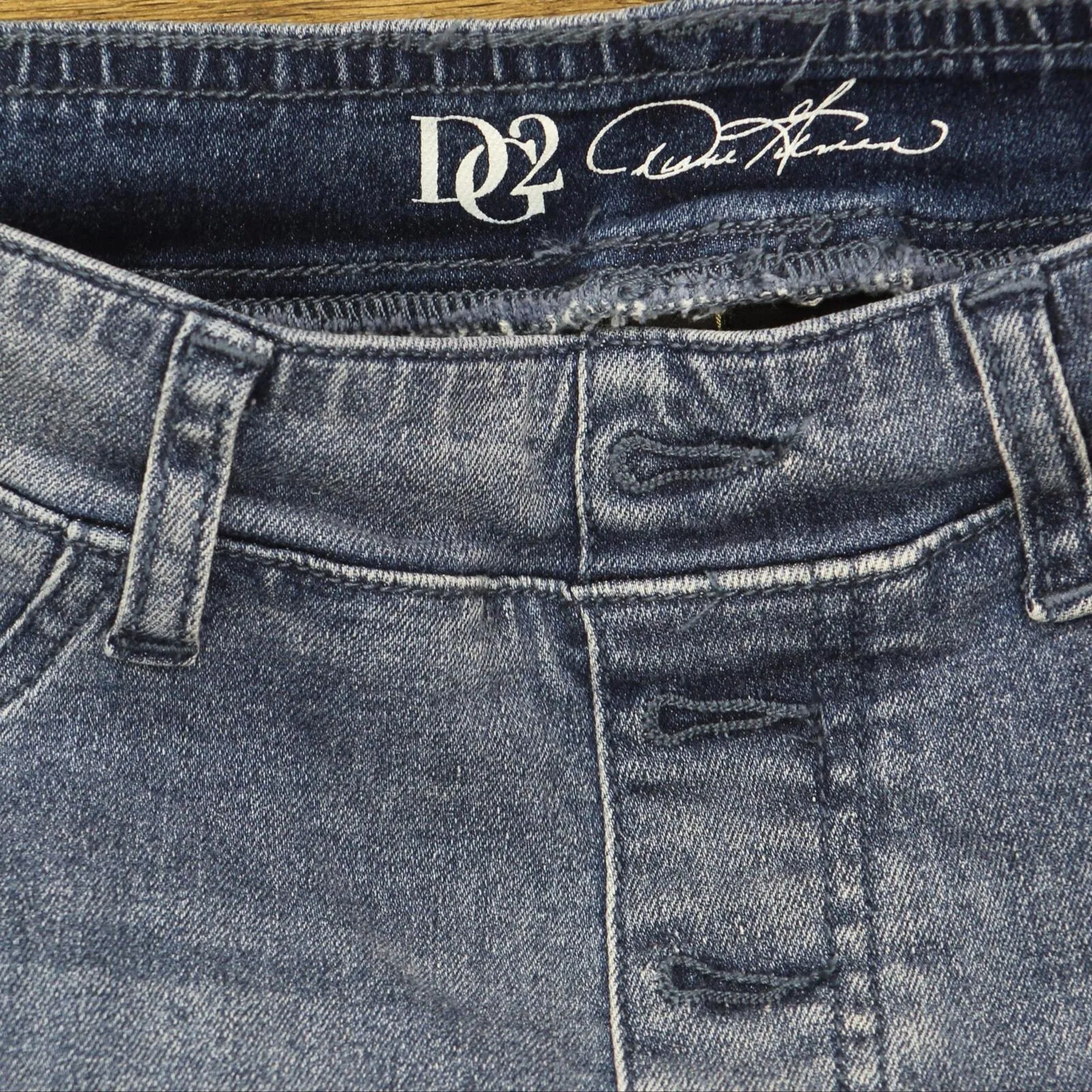 DG2 Womens Embellished Distressed Pull On Jeans 166df06e825670 Blue S Tall