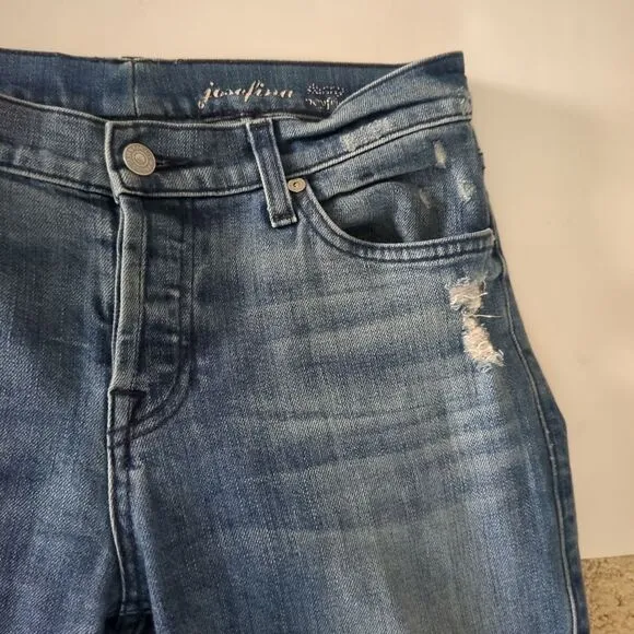 Distressed Boyfriend Jeans 7 For All Mankind Size 26