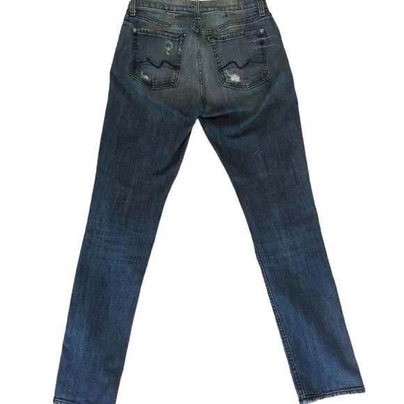 Distressed Boyfriend Jeans 7 For All Mankind Size 26