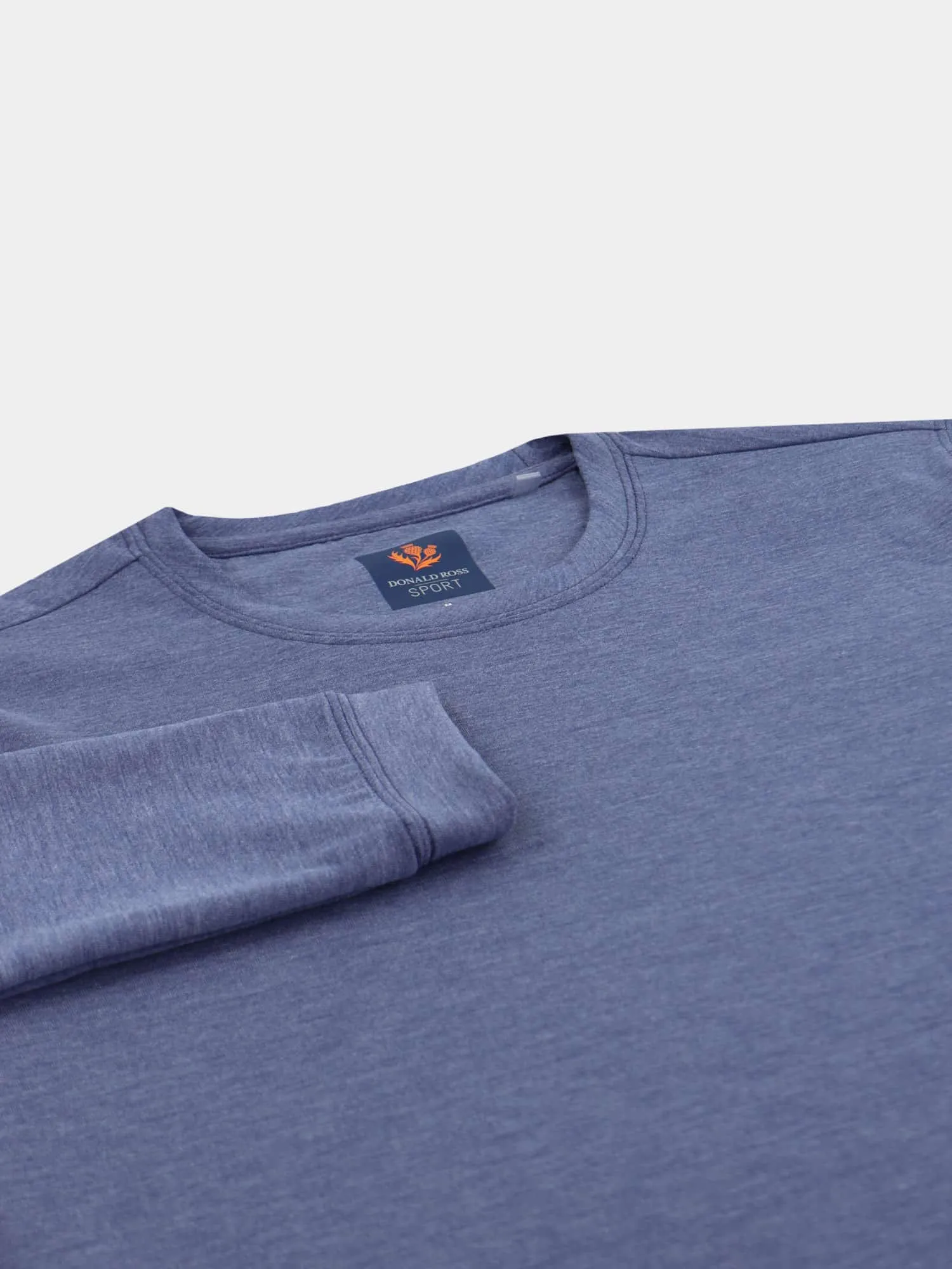 Donald Ross Mens Sport Fit Dundee Crewneck - NAVY