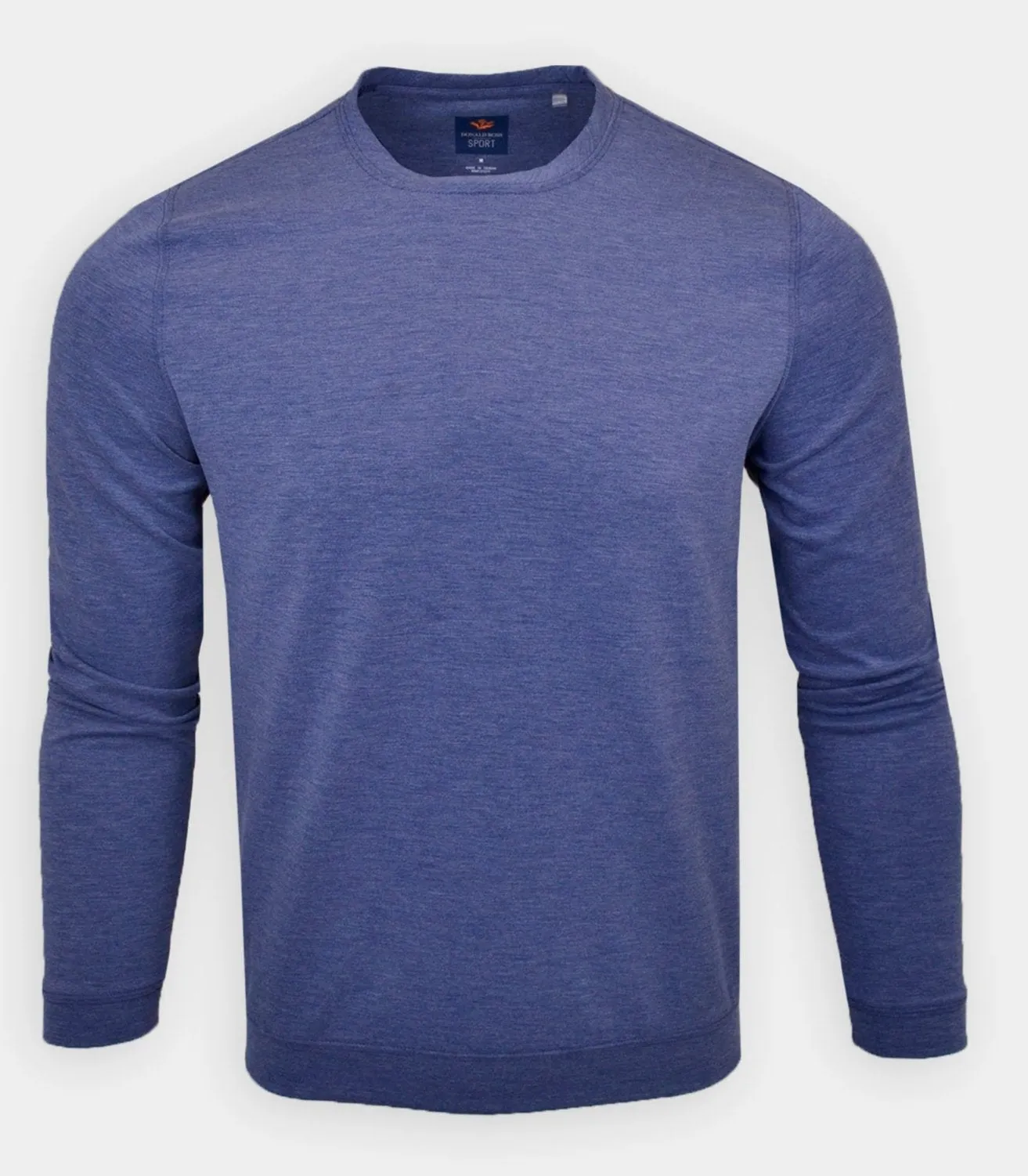 Donald Ross Mens Sport Fit Dundee Crewneck - NAVY