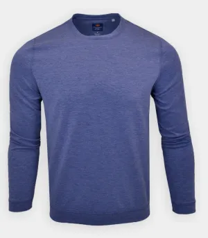 Donald Ross Mens Sport Fit Dundee Crewneck - NAVY