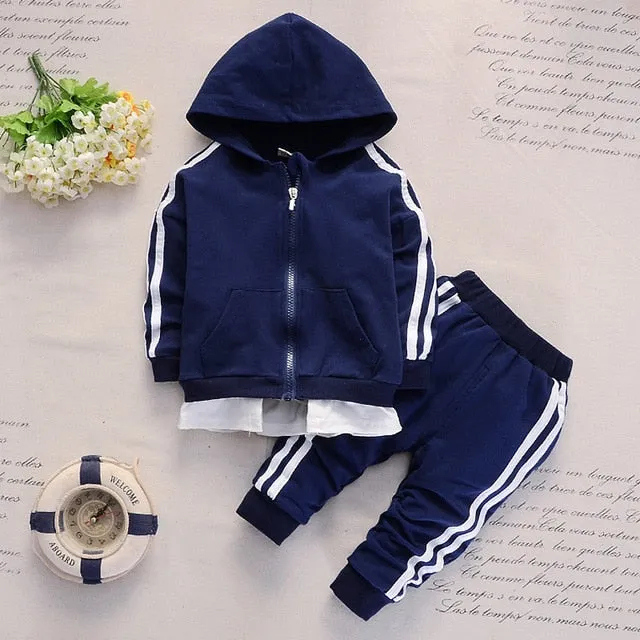 Double Striped Tracksuit Sets