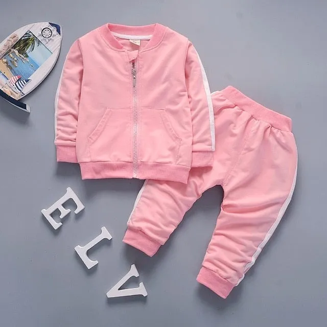 Double Striped Tracksuit Sets