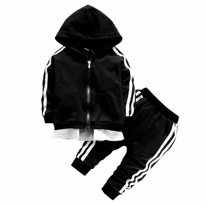 Double Striped Tracksuit Sets