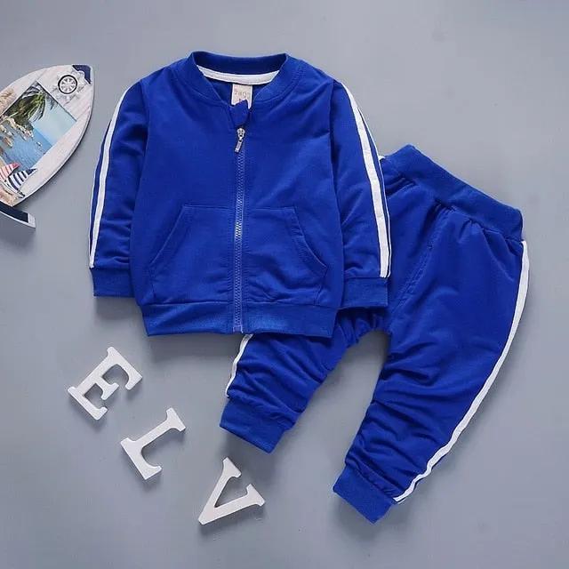 Double Striped Tracksuit Sets
