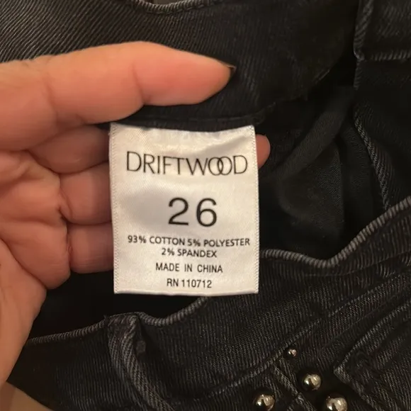 Driftwood Jackie Faux Pearl-Embellished Ankle Skinny Jeans