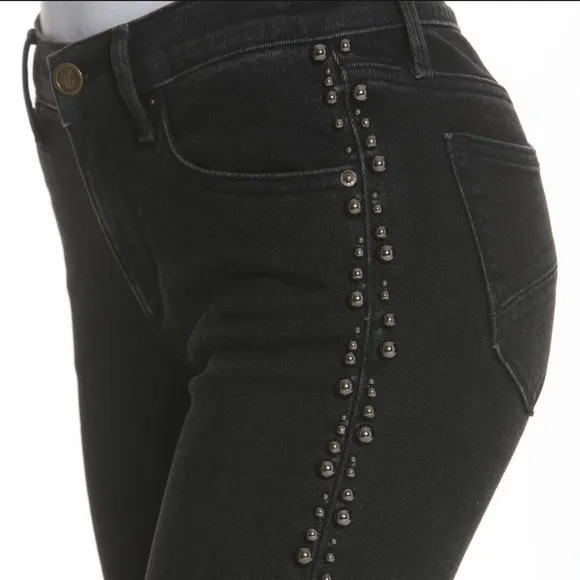 Driftwood Jackie Faux Pearl-Embellished Ankle Skinny Jeans