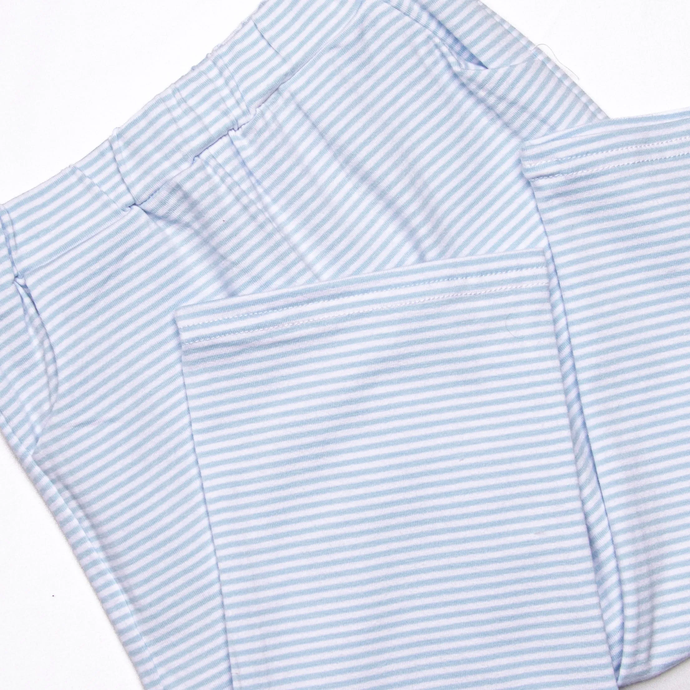 Drive Time Applique Pant Set, Blue