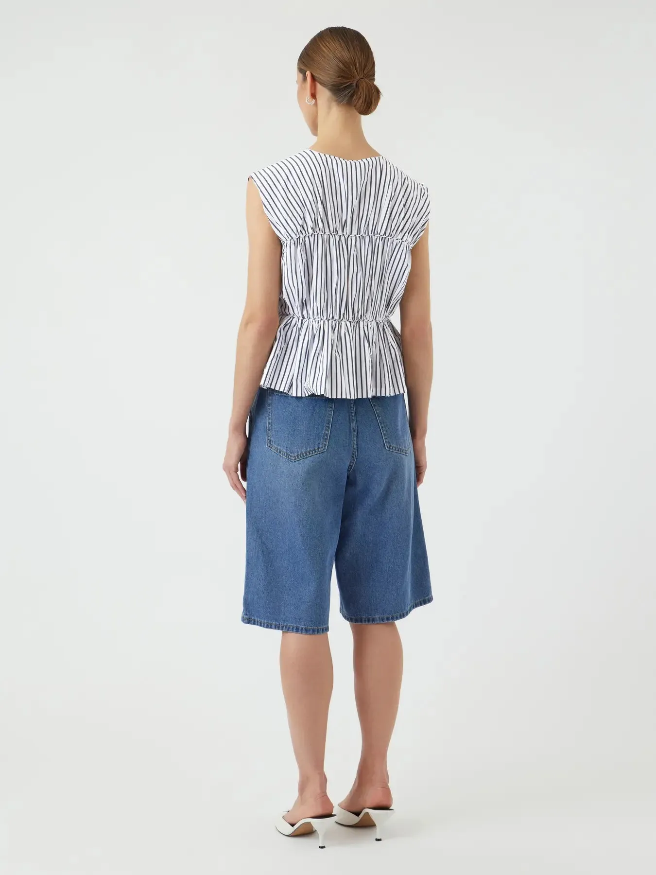 Ebba Stripe Tie Top