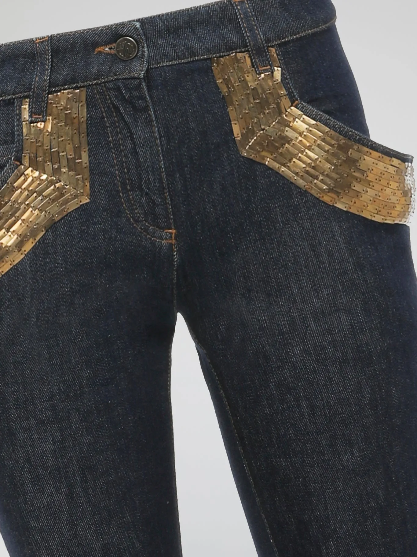 Embellished Fitted Jeans