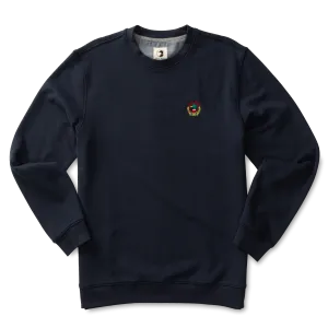 Embroidered Crest Crewneck Pullover
