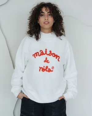 Embroidered Jacquard Sweater