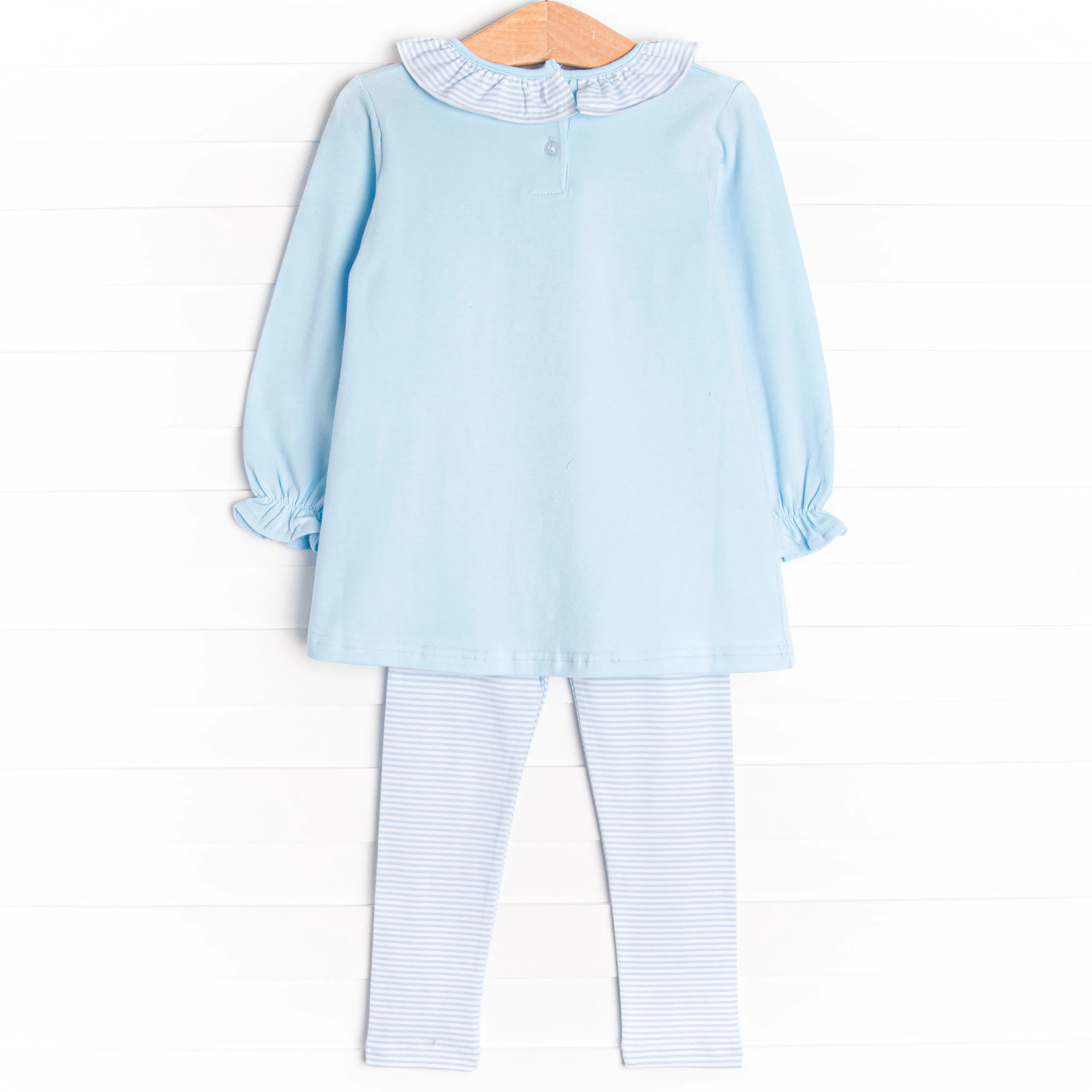 Emory Legging Set, Blue Stripe
