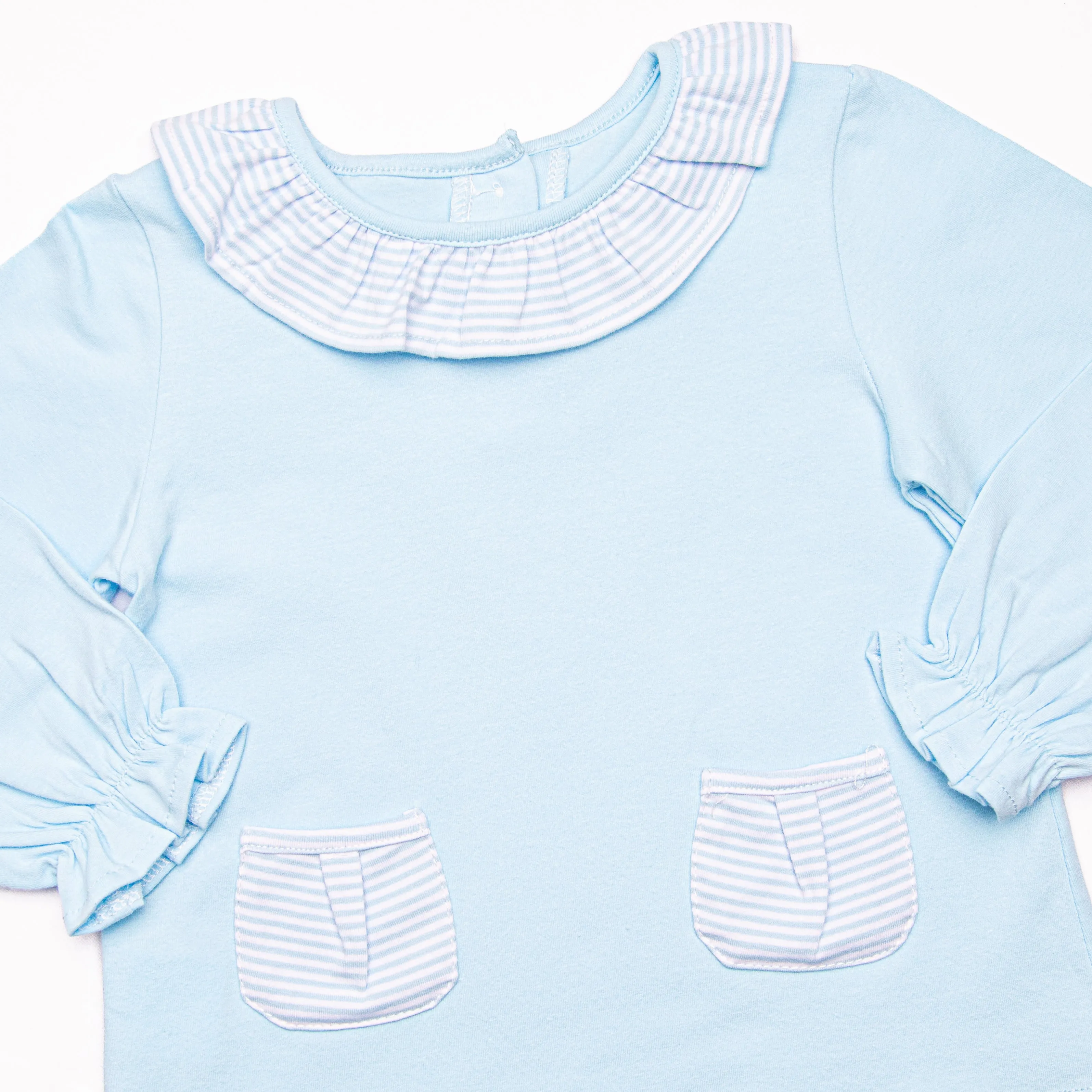 Emory Legging Set, Blue Stripe