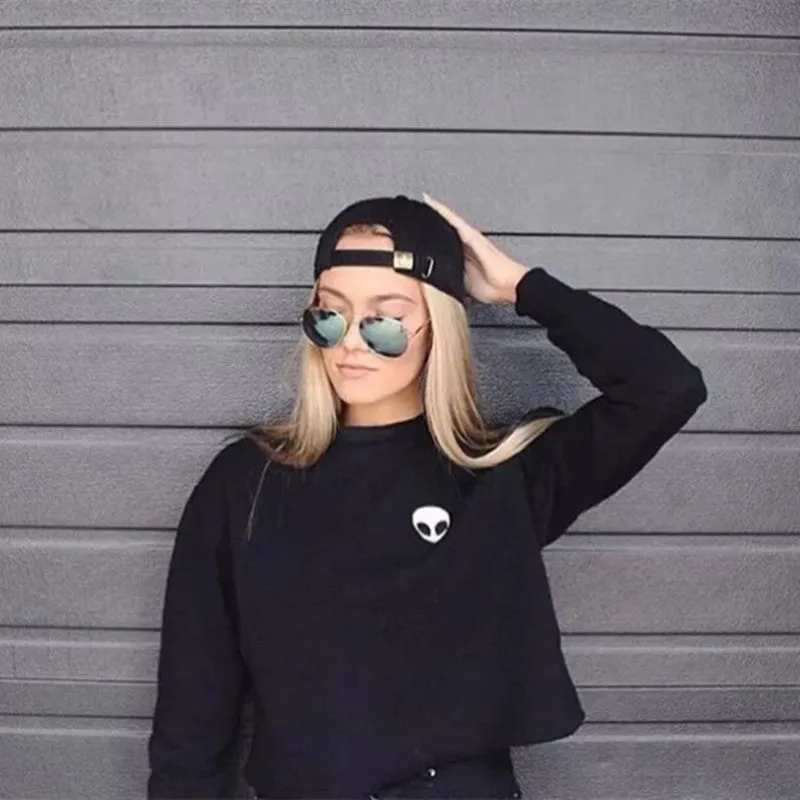 Gabby Alien Shortie Sweatshirt