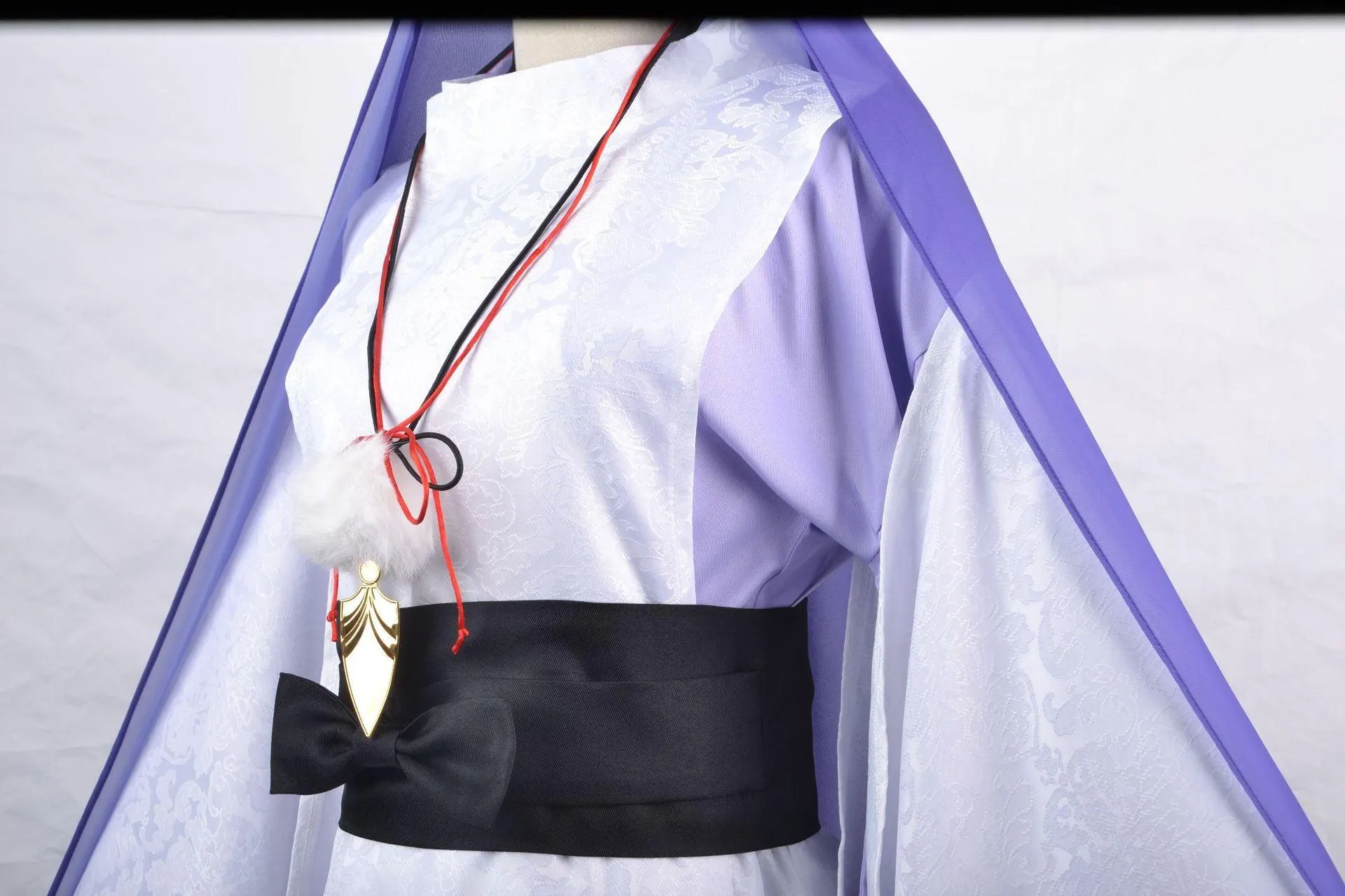 Genshin Impact The Wanderer Young Scaramouche Balladeer Cosplay Costume Kimono Top and Cape with Pants