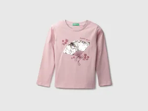 Girls Embellished Round Neck Top