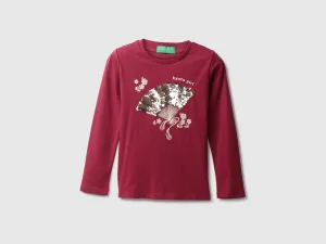 Girls Embellished Round Neck Top