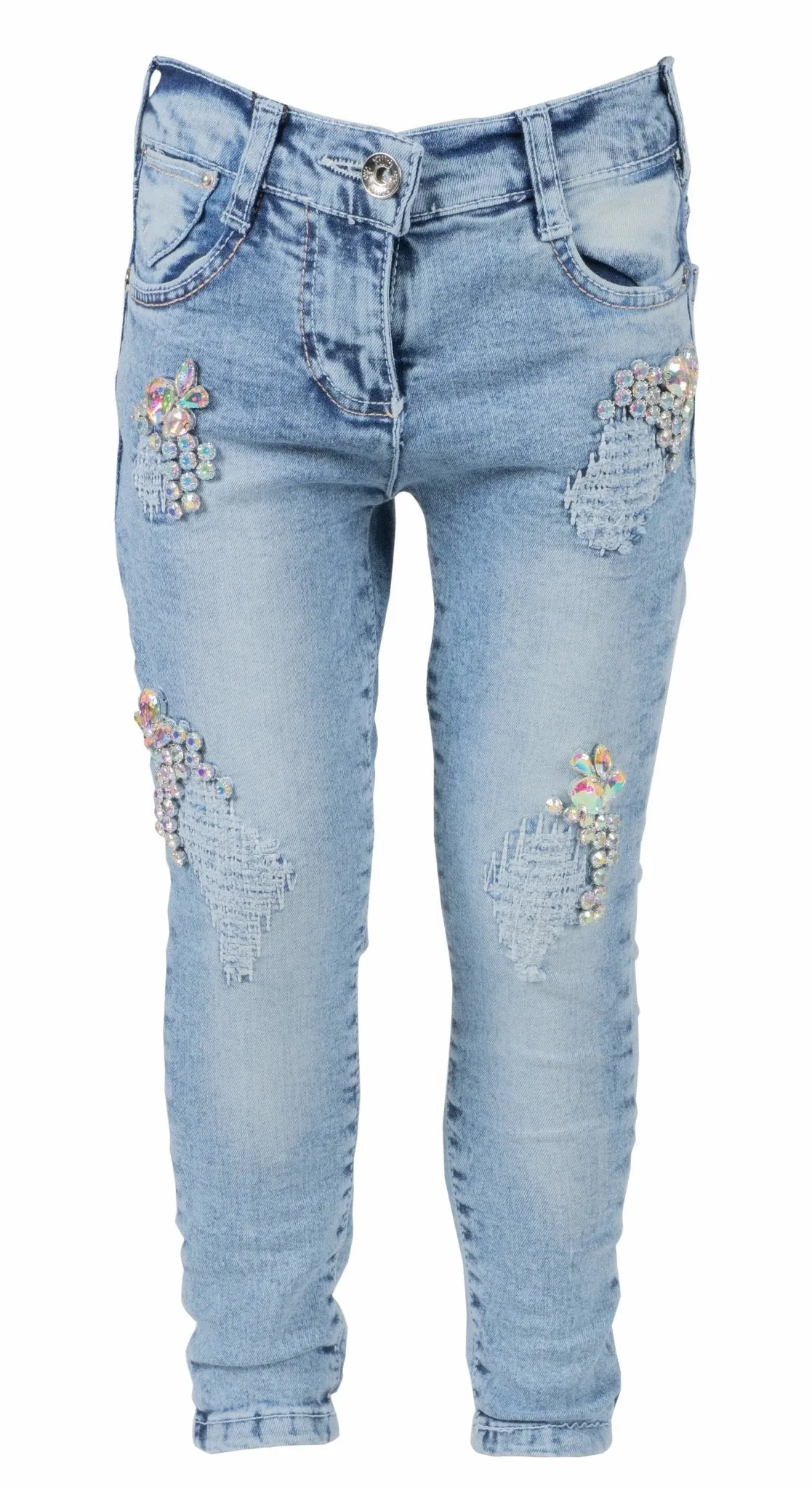 Girls' Jeans with Rhinestones