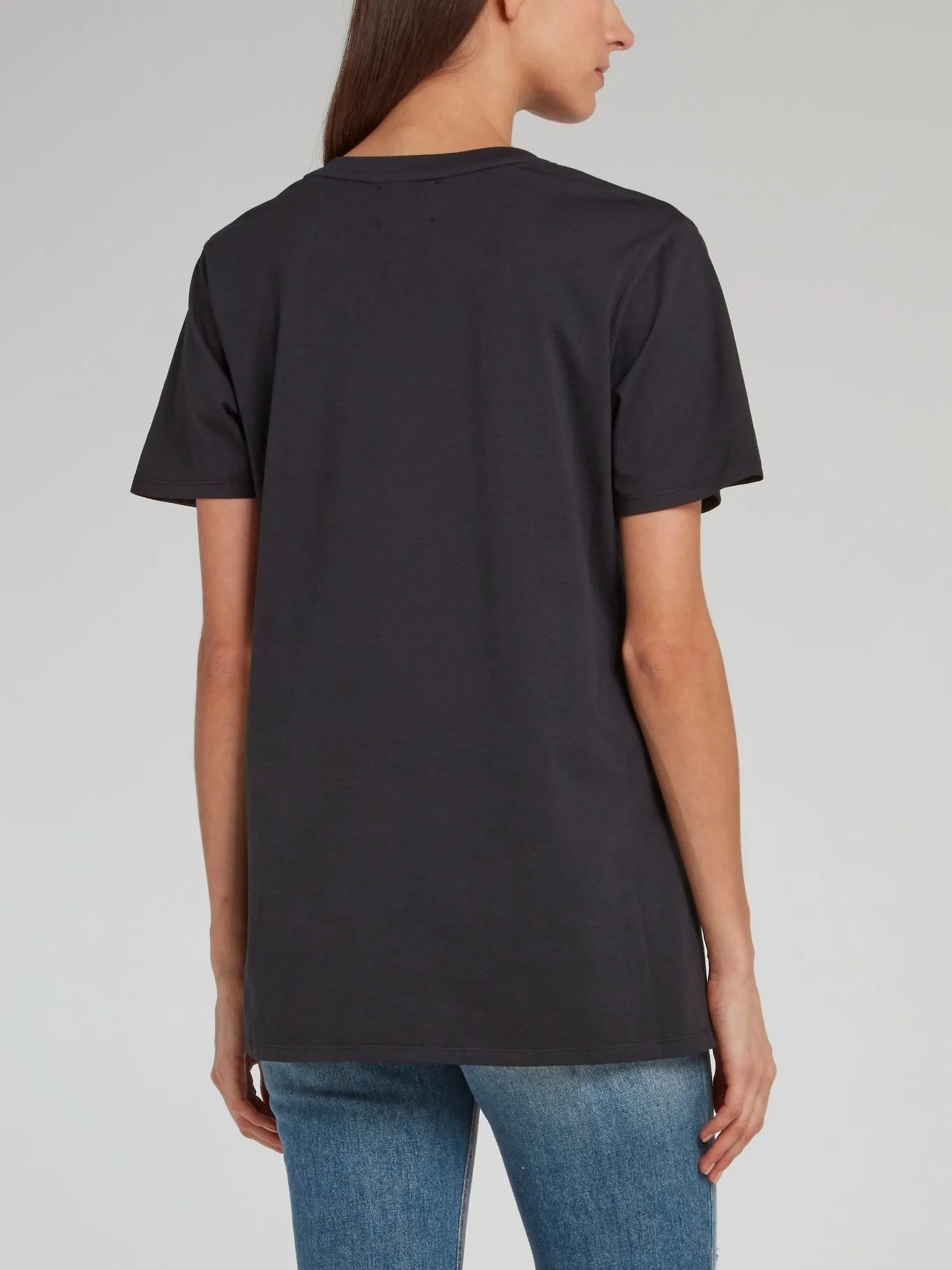 Giselle Black Studded T-Shirt
