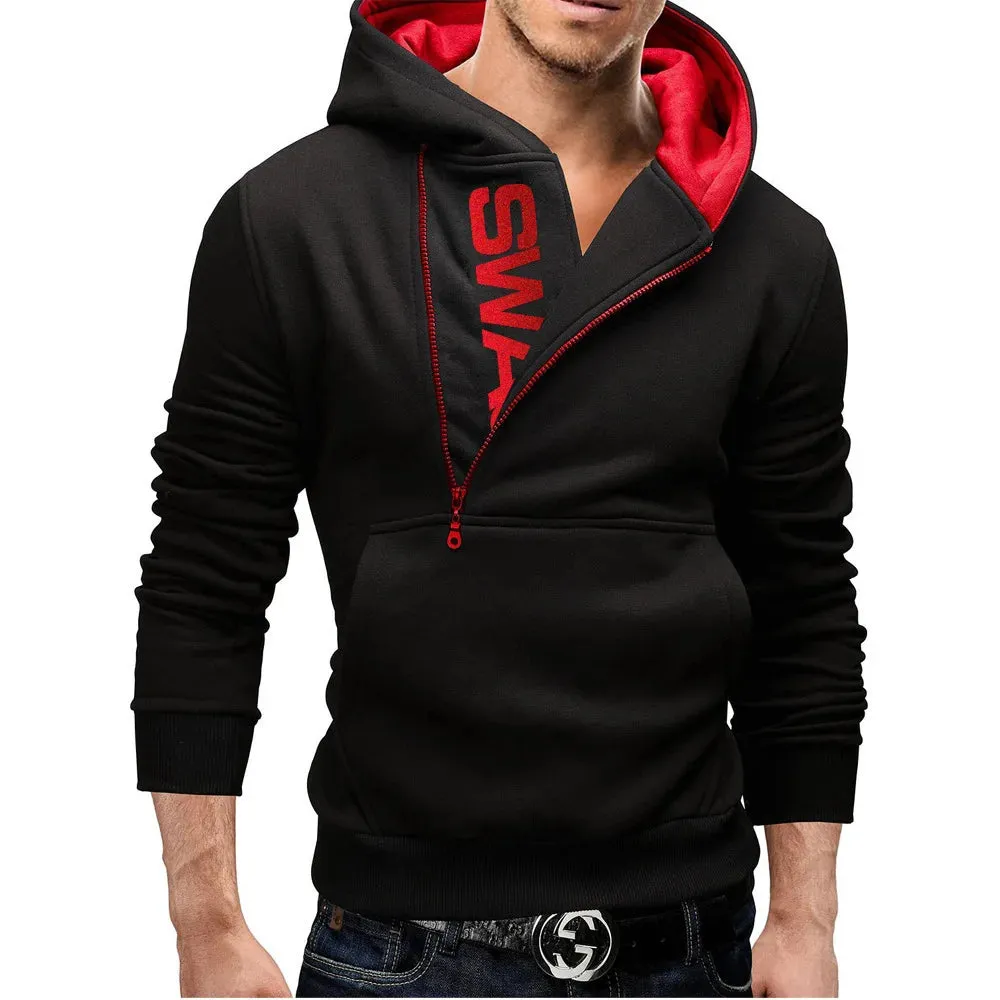 Highneck Hooded Pullover