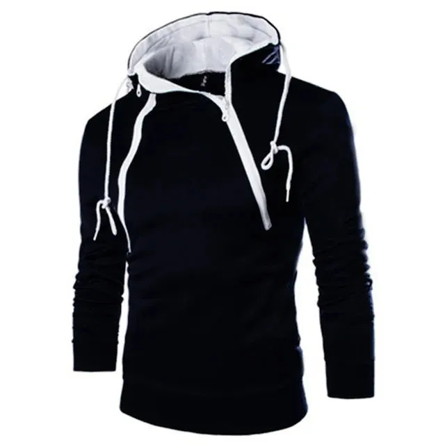 Highneck Hooded Pullover