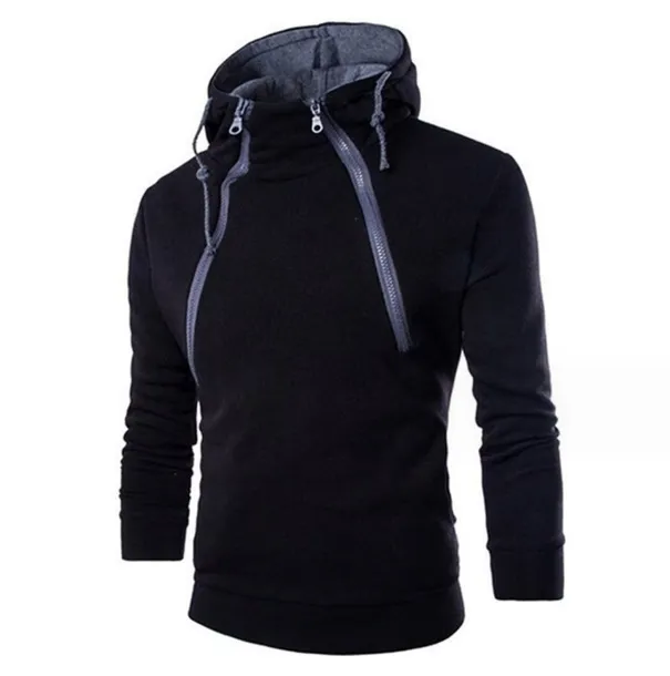Highneck Hooded Pullover