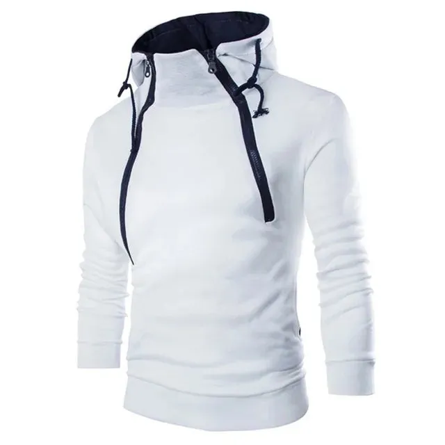 Highneck Hooded Pullover