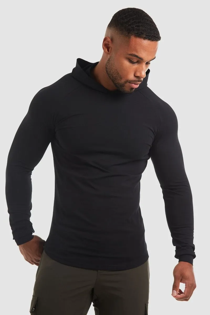 Hooded Top in Black