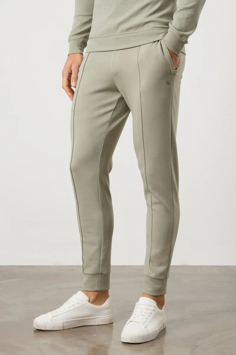 Interlock Sweat Jogger in Smoky Sage