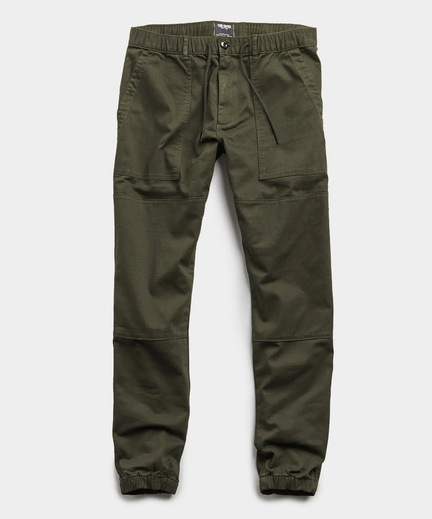 Italian Stretch Drawstring Camp Jogger