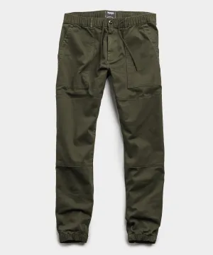 Italian Stretch Drawstring Camp Jogger