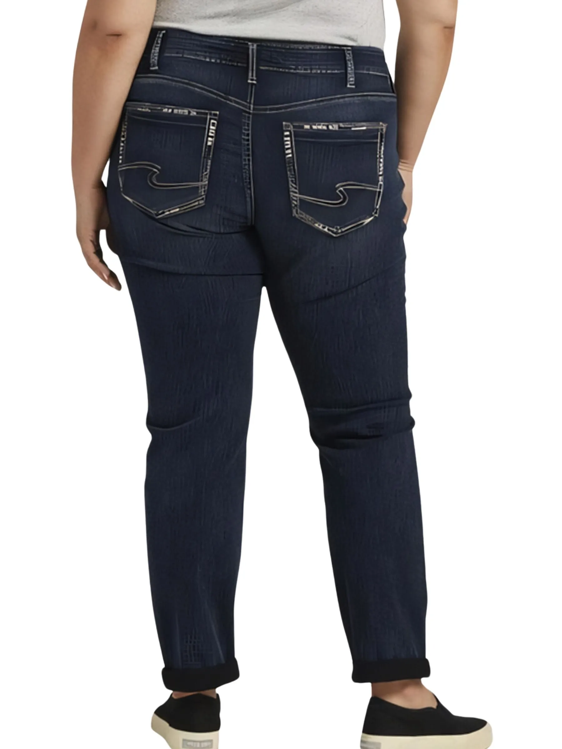 Jeans Boyfriend Taille Plus de Silver Jeans