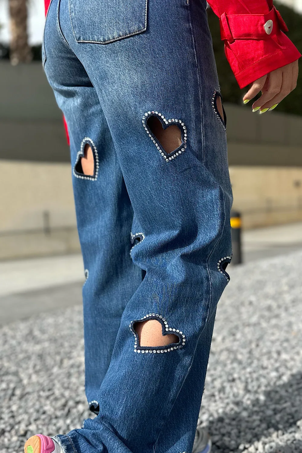 JEANS CAY EMBELLISHED JEAN