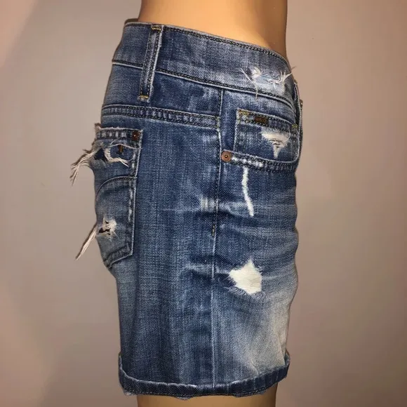 Joe’s jeans distressed boyfriend jean shorts 24