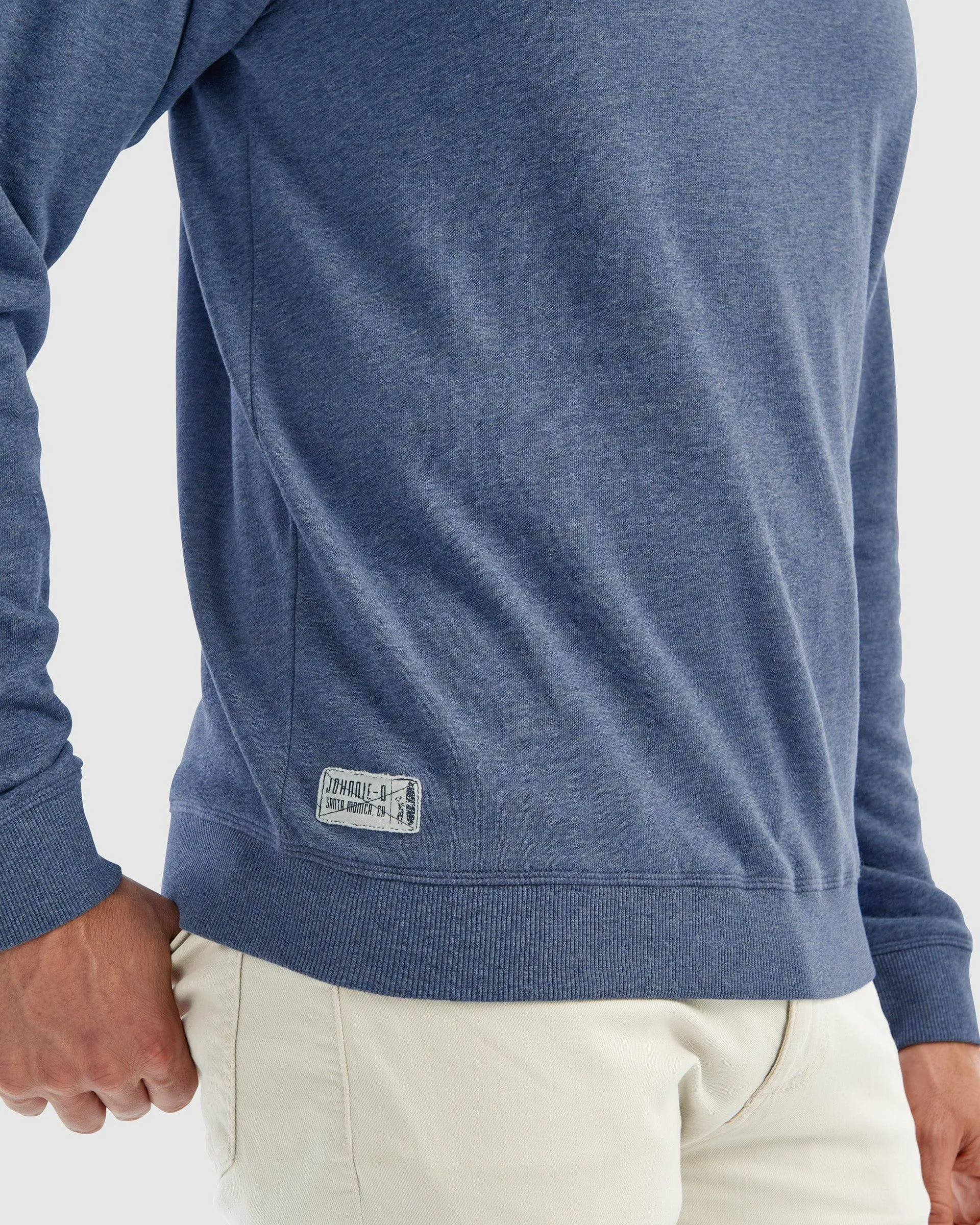 JOHNNIE-O HEATHERED PAMLICO FLEECE SWEATSHIRT - WAKE