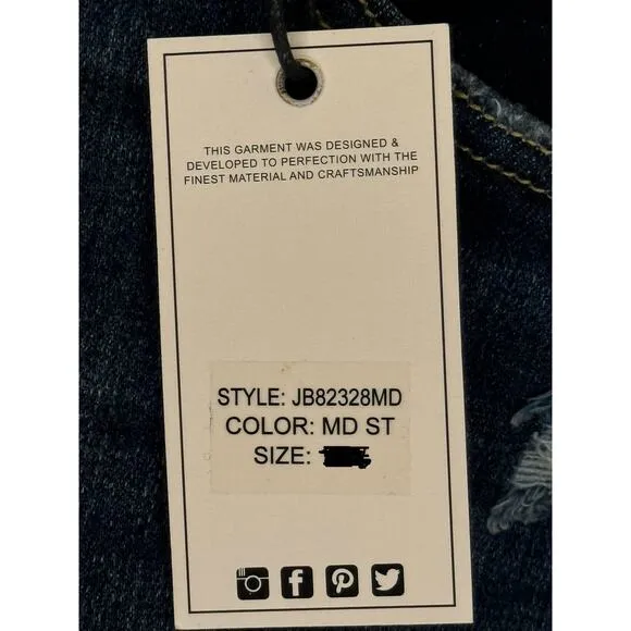 Judy Blue High Rise Destroyed Boyfriend Jeans Women Size 22W
