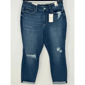 Judy Blue High Rise Destroyed Boyfriend Jeans Women Size 22W