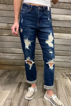 Judy Blue High Waist Boyfriend Fit