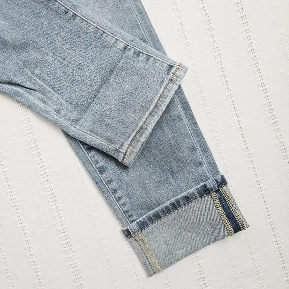 Judy Blue HR Cuffed Jeans No Distressing Vintage Wash Boyfriend Regular Plus NEW