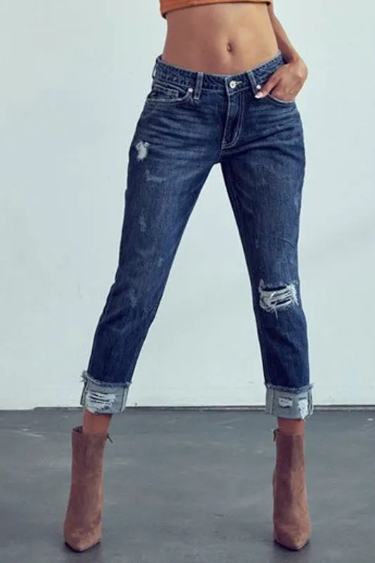 Kan Can High Rise Boyfriend Jean