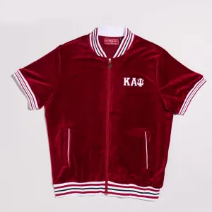 Kappa Alpha Psi Short Sleeve Retro Velour Jacket - FINAL SALE