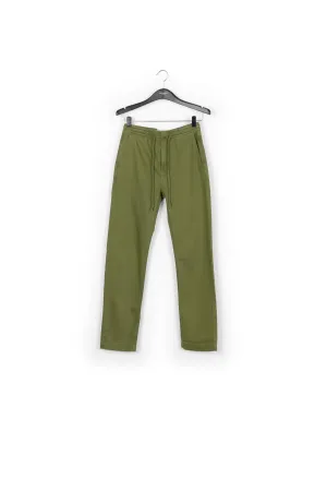 Khaki boyfriend-fit jeans