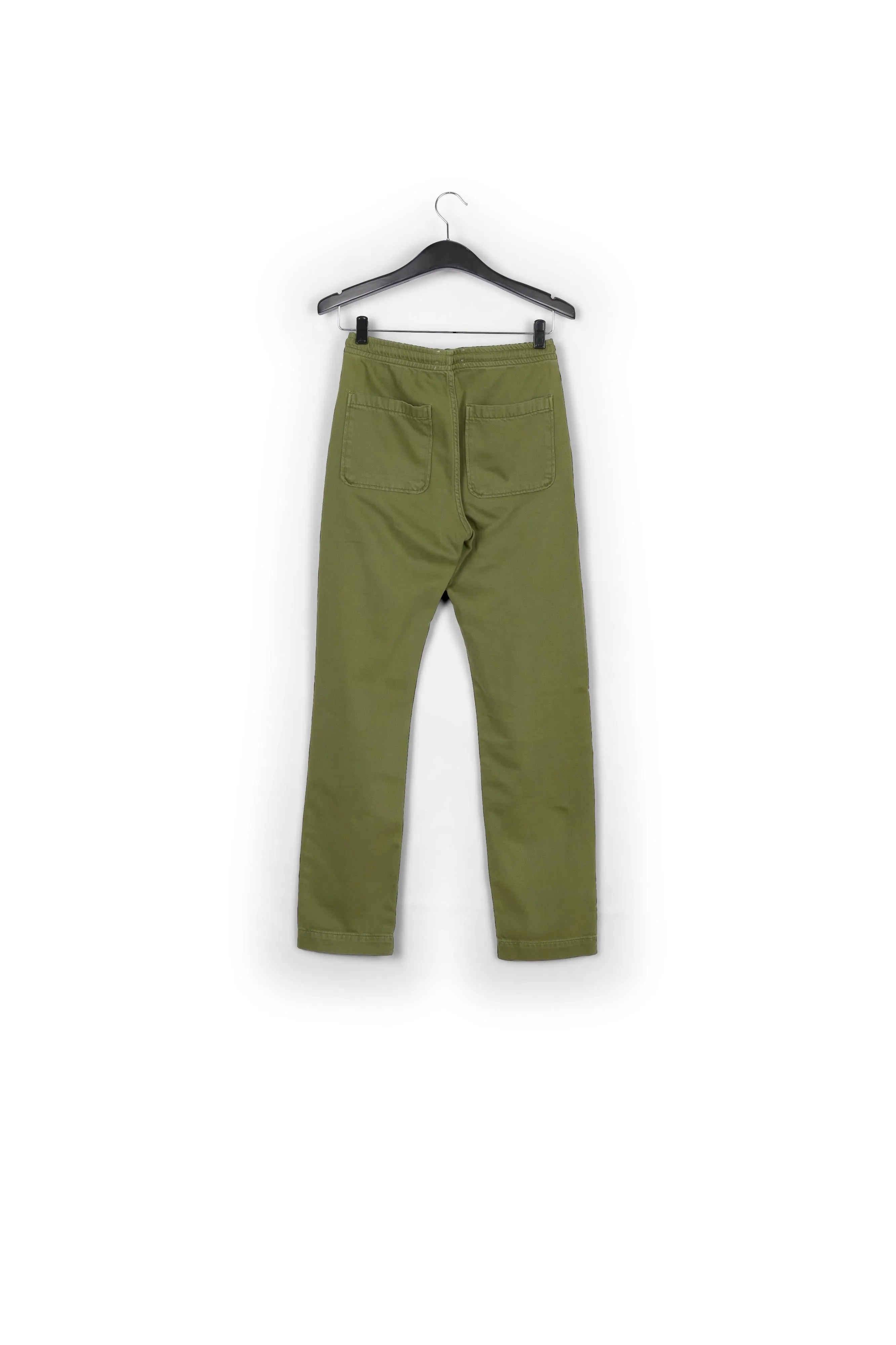 Khaki boyfriend-fit jeans
