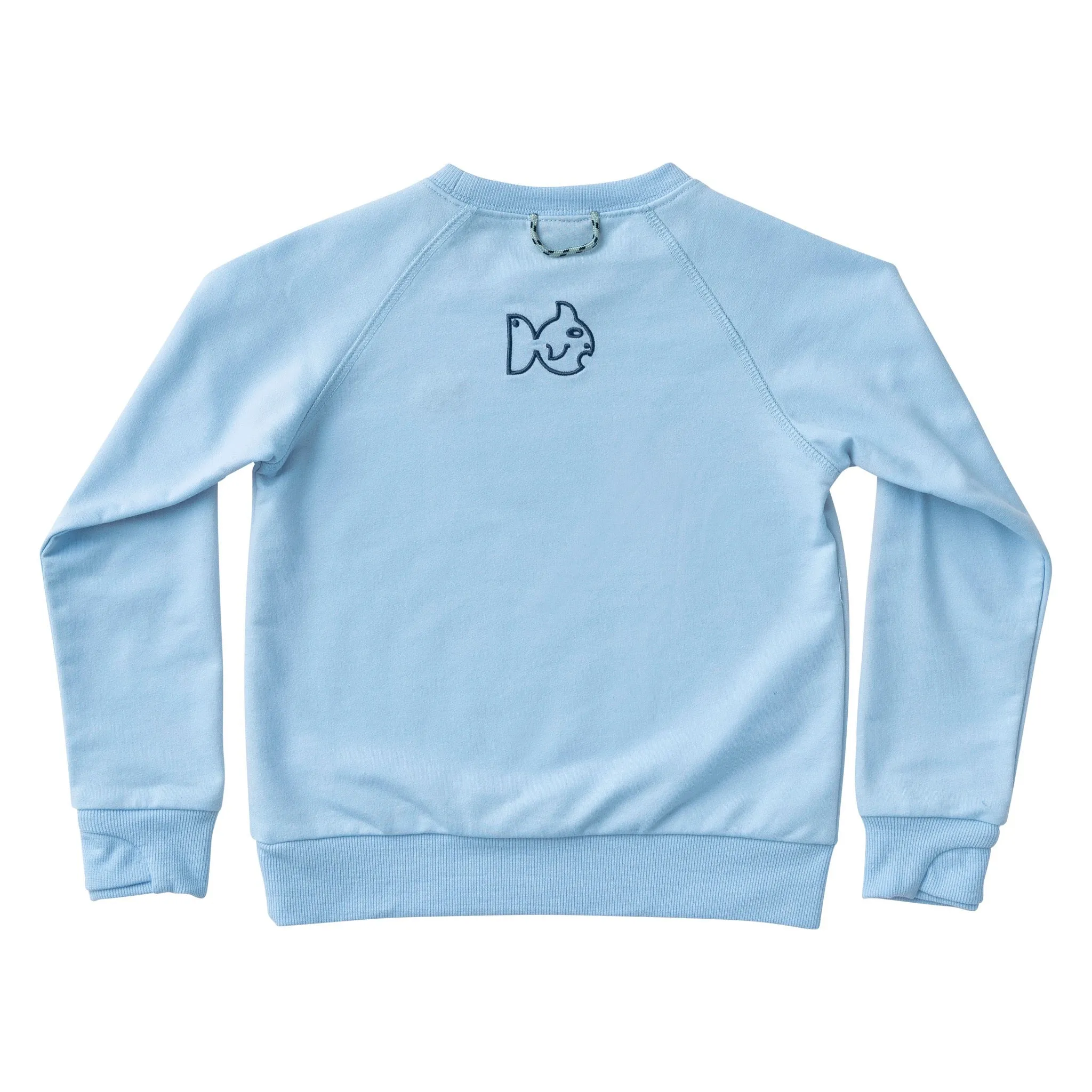 Kids' Crew Control Sweatshirt in Clear Sky Blue